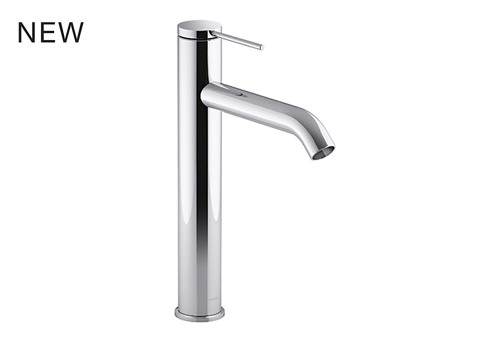 Kohler - Components  Tall Single Control Lavatory Faucet In Polished Chrome